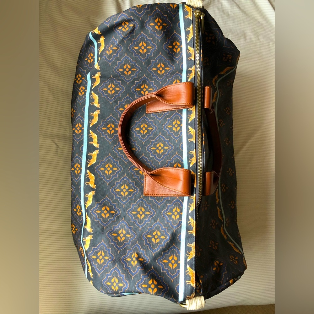 ANTHROPOLOGIE | Miss Albright Vintage Fox Duffle Bag